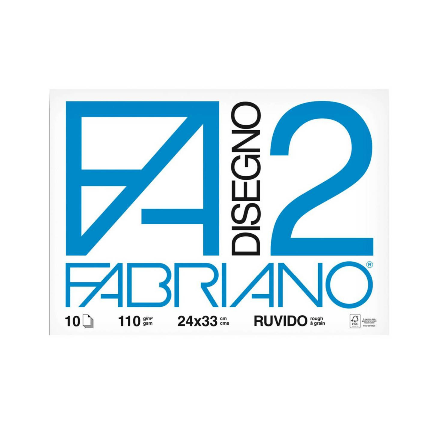 Album da Disegno Fabriano F2 - 24 x 33 - Ruvido