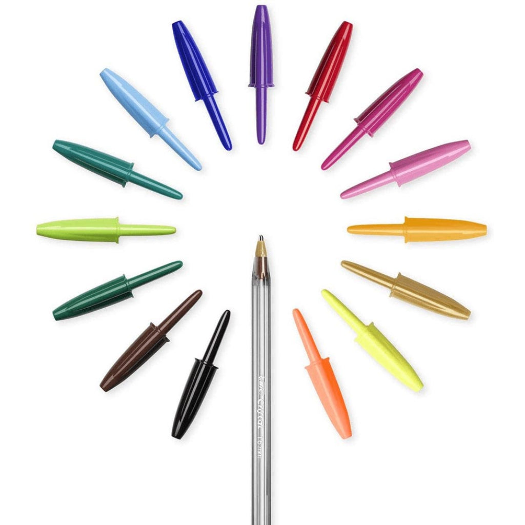 Penne Colorate Bic Crystal Large 1,6 mm da 20