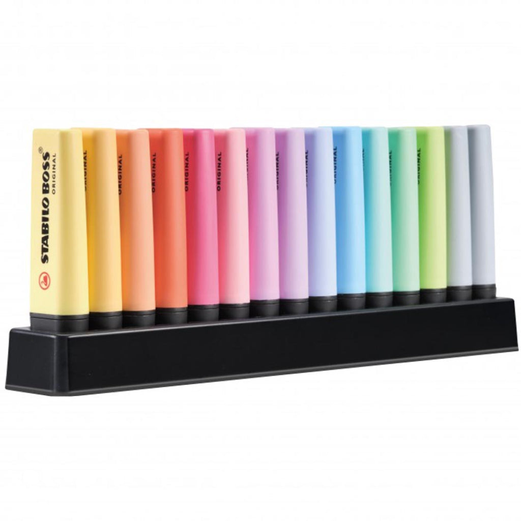 Evidenziatori Stabilo Boss Deskset 15 Colori Pastel
