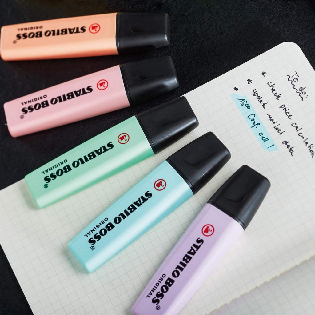Evidenziatori Stabilo Boss 6 Colori Pastel