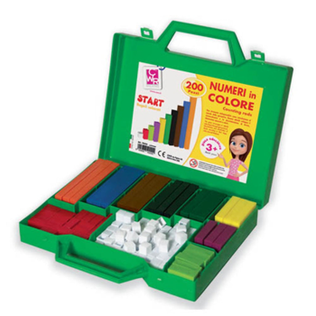 Regoli Colorati in valigetta 200 pz