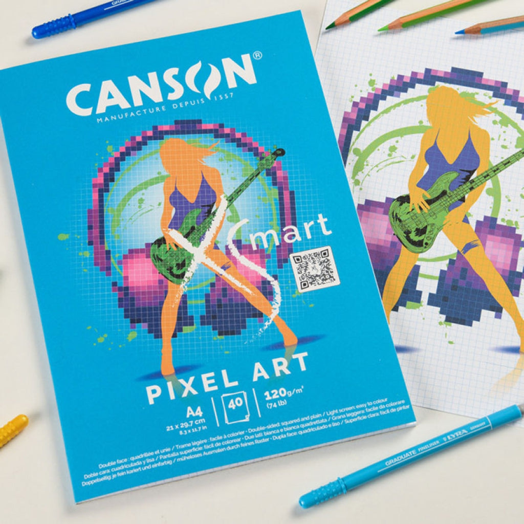 Blocco Pixel Art A4 Canson