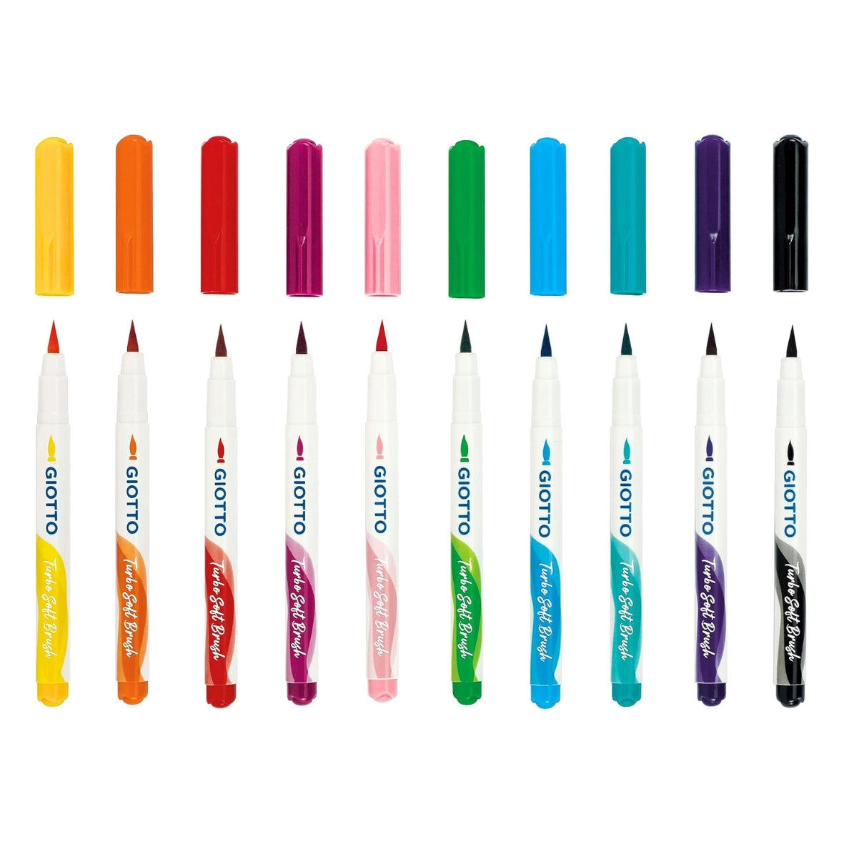 Pennarelli Giotto Turbo Soft Brush da 10 - Intense Color