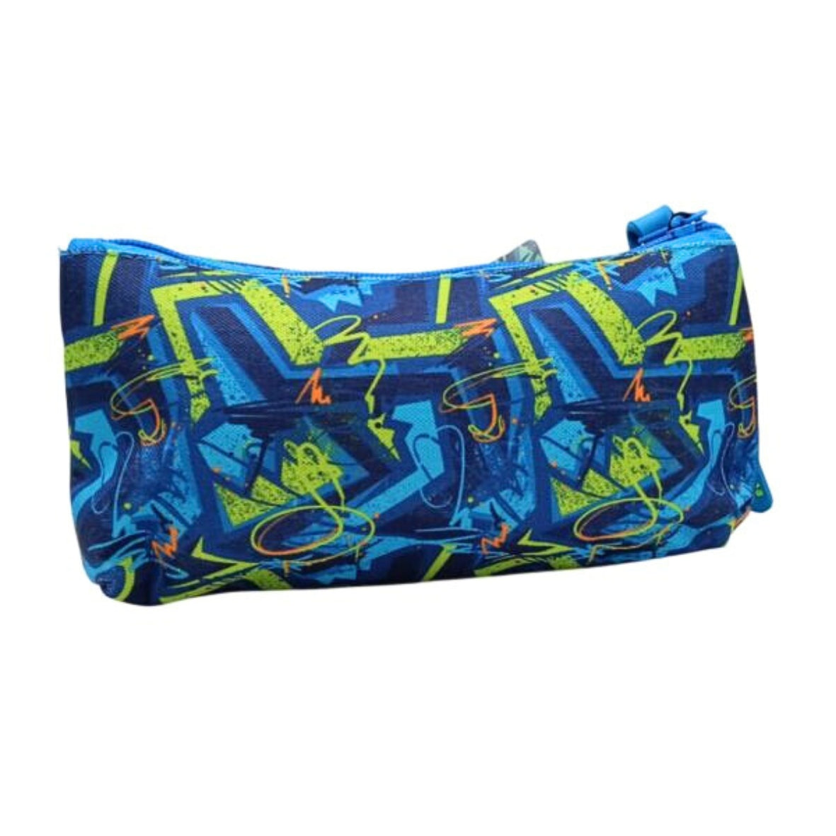 Astuccio tintaUNITA Teen Triangolare 2 Zip Blu
