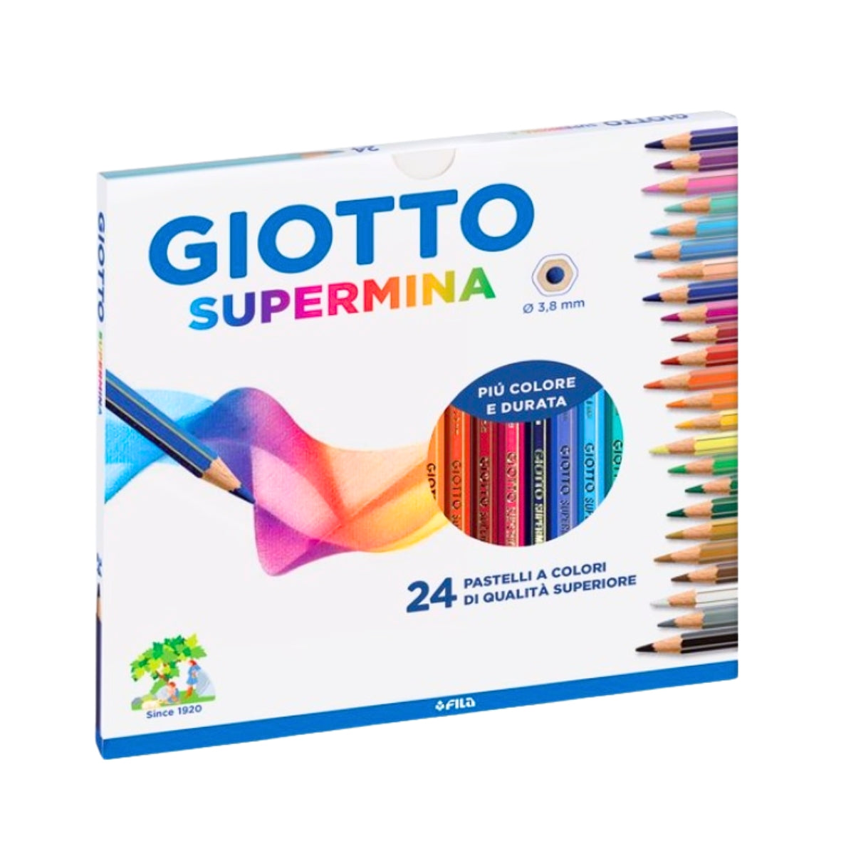 Matite colorate da 24 - Giotto Supermina