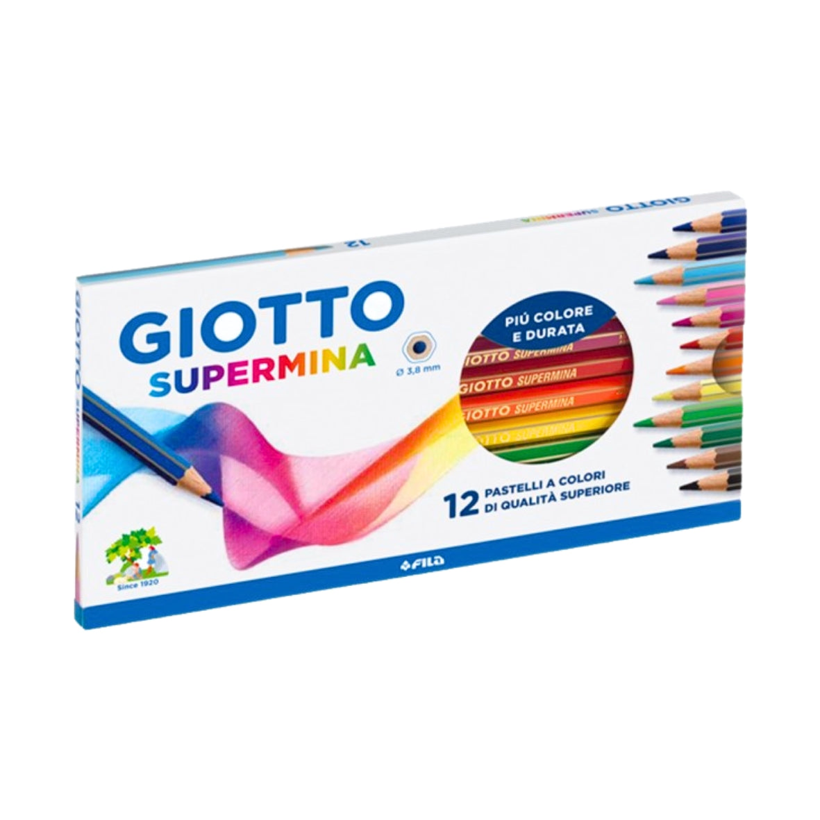 Matite colorate da 12 - Giotto Supermina