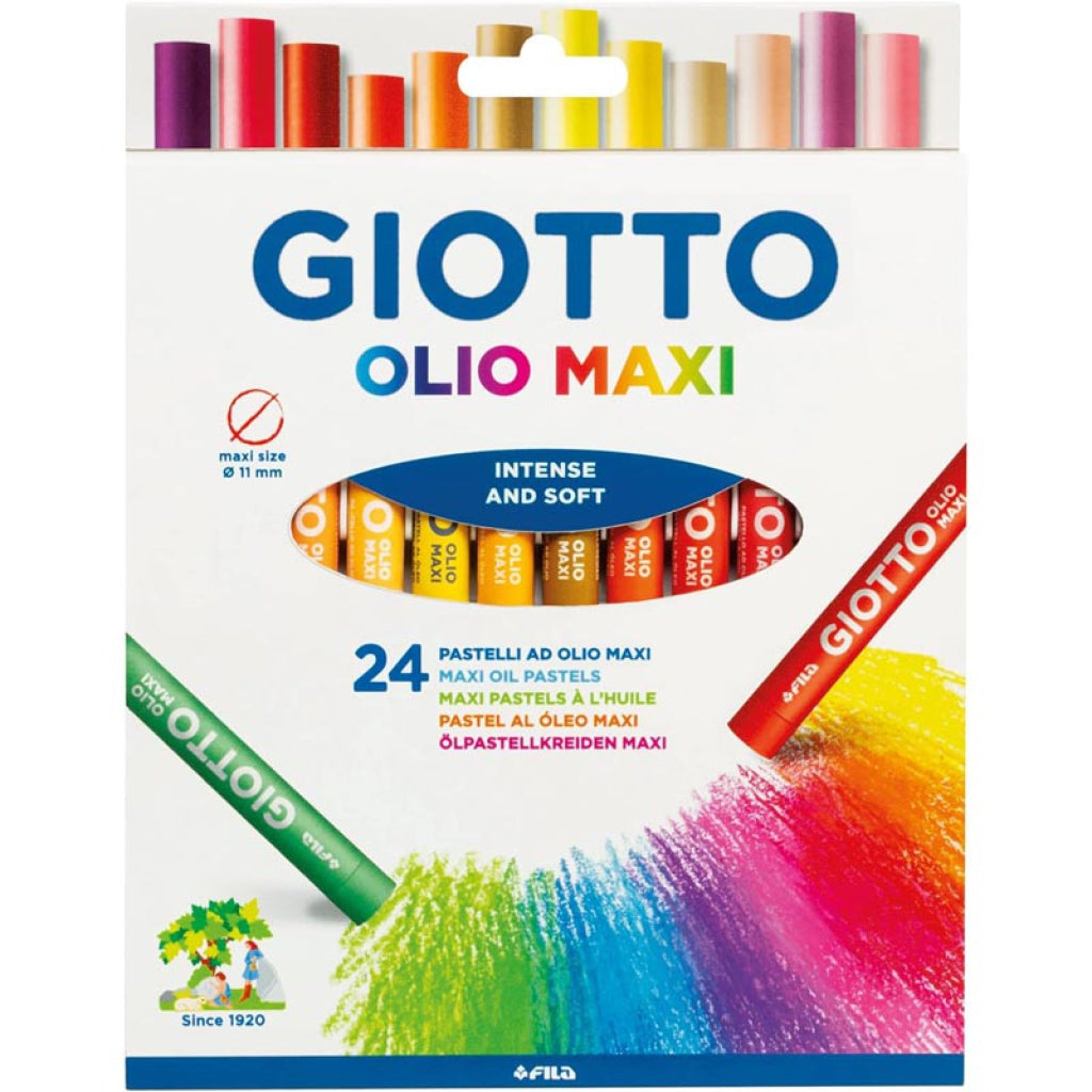 Pastelli Giotto Olio Maxi da 24