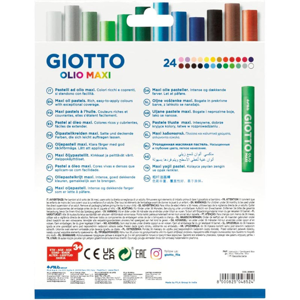 Pastelli Giotto Olio Maxi da 24