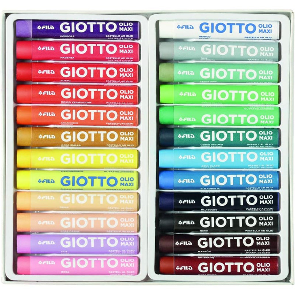 Pastelli Giotto Olio Maxi da 24