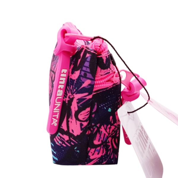 Astuccio tintaUNITA Teen Triangolare 2 Zip Fucsia