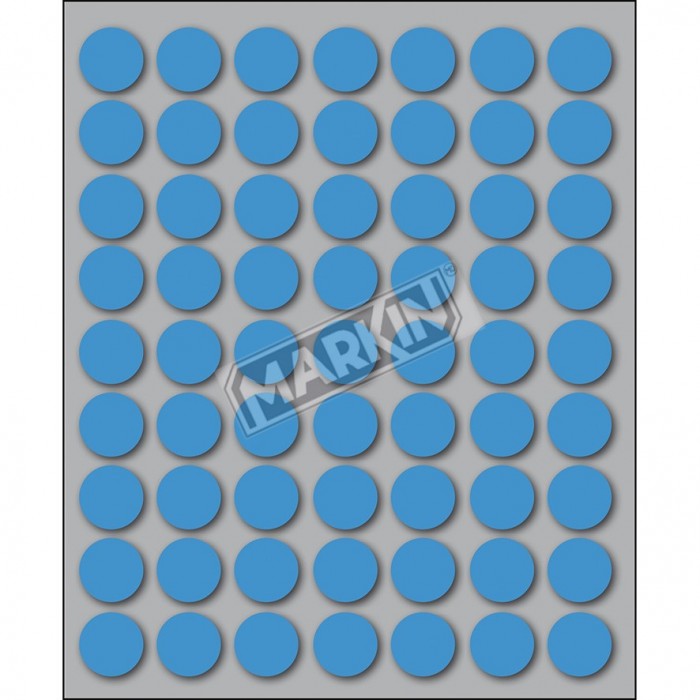 Etichette Adesive Colorate Tonde Markin da 14 mm