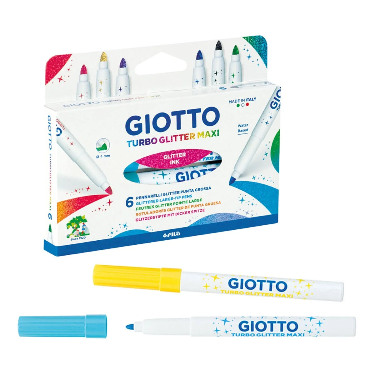 Pennarelli Giotto Turbo Glitter Maxi da 6