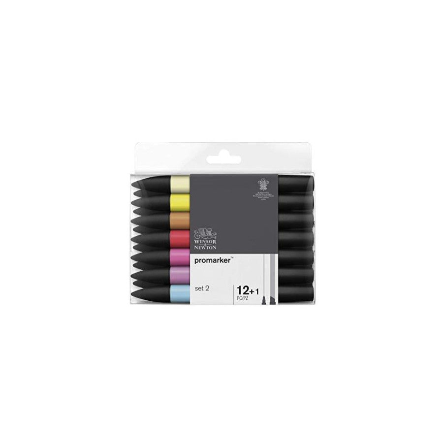 Set Promarker Winsor & Newton 2 punte da 12+1