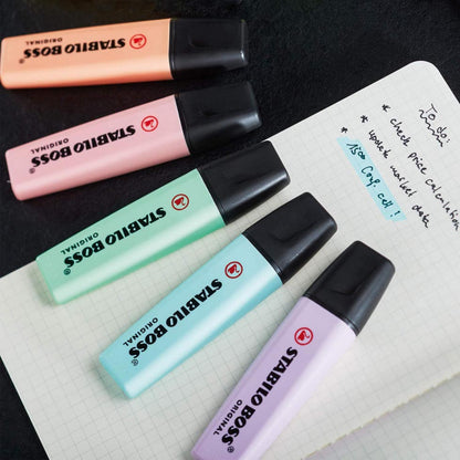 Evidenziatori Stabilo Boss 6 Colori Pastel