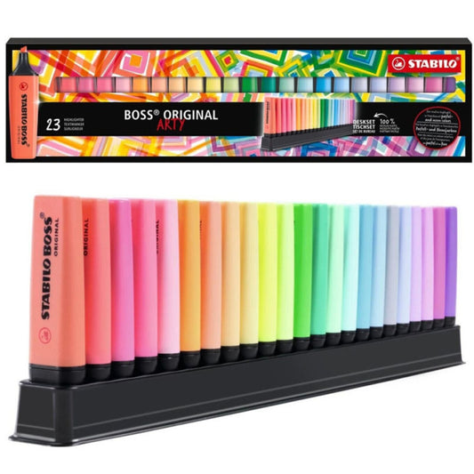 Evidenziatori Stabilo Boss Deskset 23 Colori