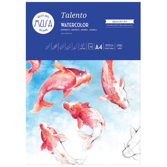 Blocco Talento A4 Acquerello