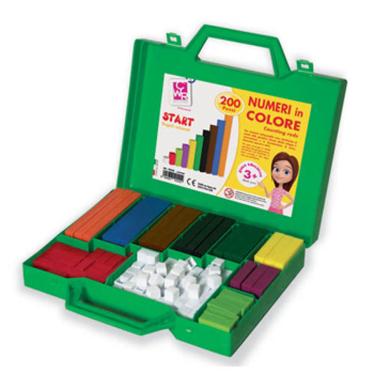 Regoli Colorati in valigetta 200 pz