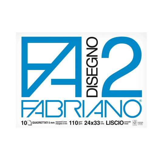 Album da Disegno Fabriano F2 - 24 x 33 - Liscio