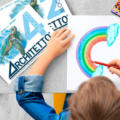tintaUNITA Blocco 4 da Disegno - 33 x 48 - Liscio