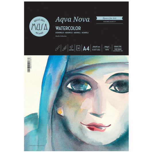 Blocco Aqua Nova Acquarello A4