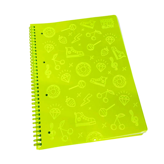 Quaderno A5 tintaUNITA Glow Spirale con Buchi Giallo