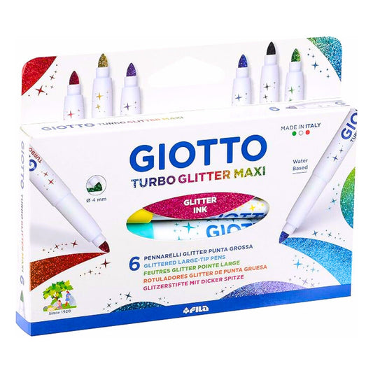 Pennarelli Giotto Turbo Glitter Maxi da 6
