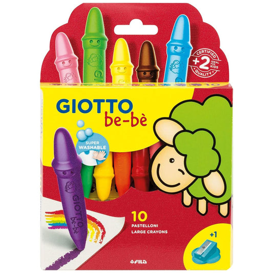 Pastelli Cera Giotto Bebè da 10