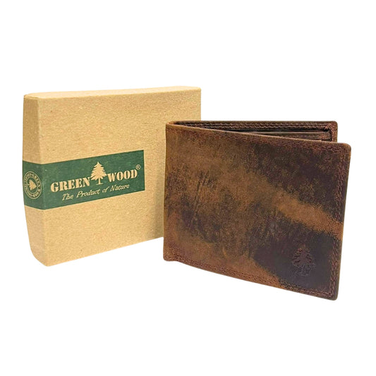 Portafoglio Uomo Green Wood