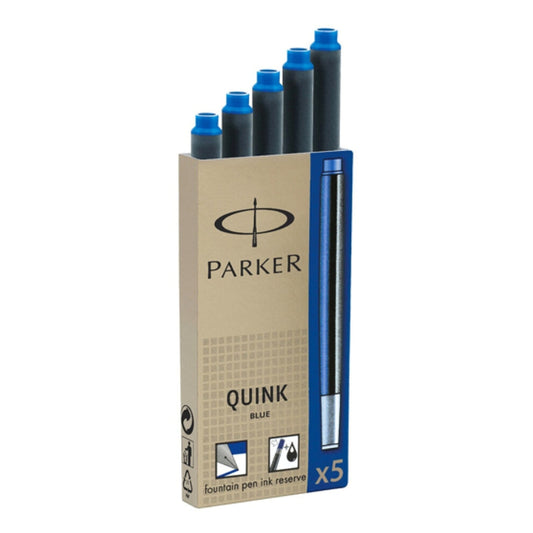 Cartucce Parker Blu Inchiostro Indelebile
