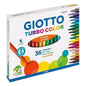 Pennarelli Giotto Turbo Color da 36 - Punta Fine