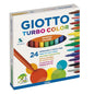 Pennarelli Giotto Turbo Color da 24 - Punta Fine