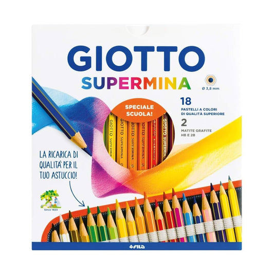 Matite colorate da 18 - Giotto Supermina