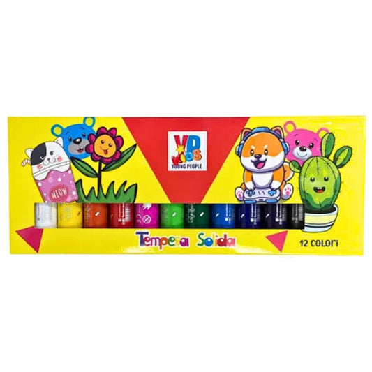 Tempere Solide tintaUNITA Kids da 12