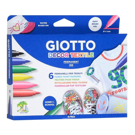 Pennarelli Giotto Decor Textile da 6