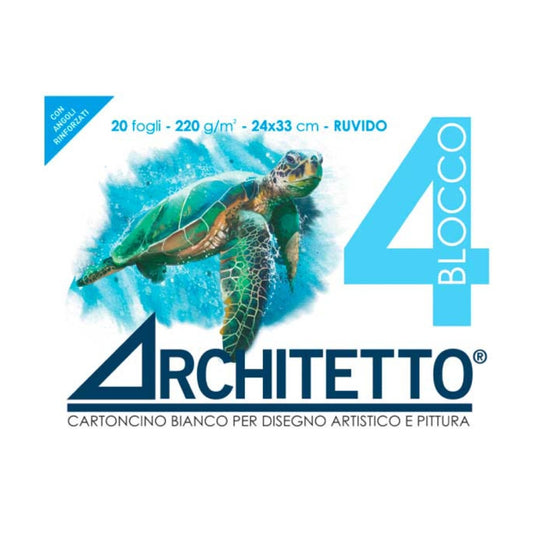 Blocco 4 da Disegno Architetto - 24 x 33 - Ruvido