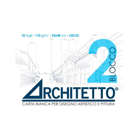 Blocco 2 da Disegno Architetto - 33 x 48 - Liscio