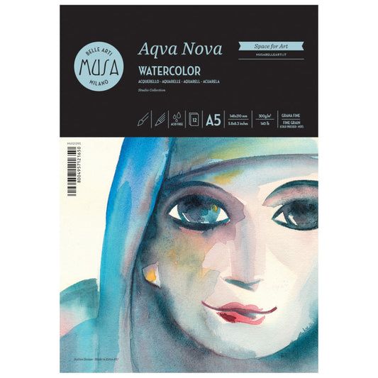 Blocco Aqua Nova Acquarello A5