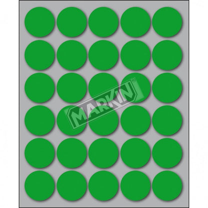 Etichette Adesive Colorate Tonde Markin da 22 mm