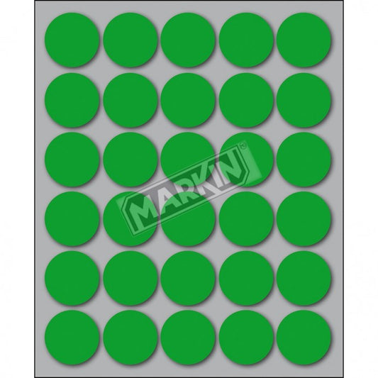 Etichette Adesive Colorate Tonde Markin da 22 mm