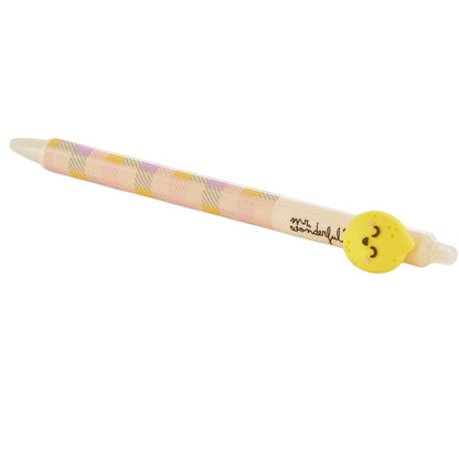 Penna Cancellabile Blu Mr. Wonderful Limone
