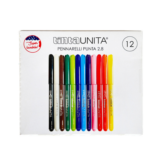 Pennarelli tintaUNITA da 12 - Punta Fine