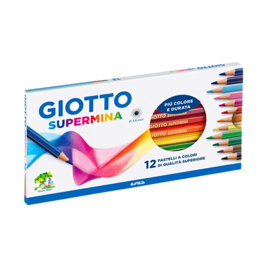 Matite colorate da 12 - Giotto Supermina