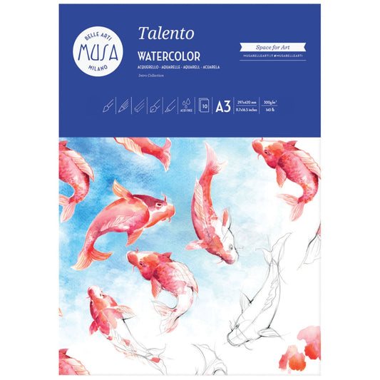 Blocco Talento A3 Acquerello