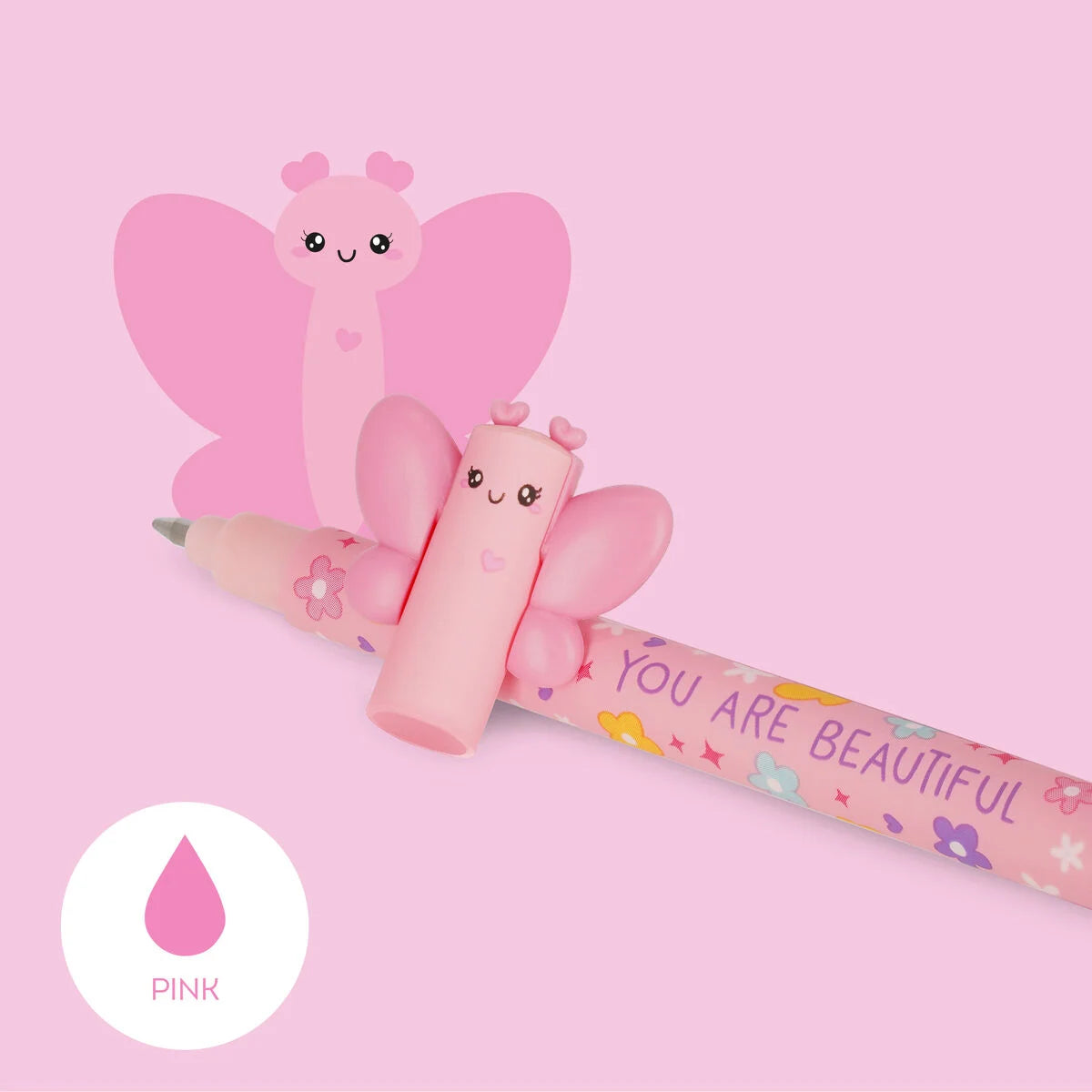 Penna Gel Cancellabile Legami Butterfly "You Are Beautiful"