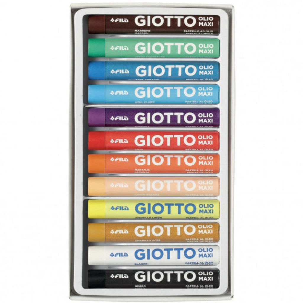 Pastelli Giotto Olio Maxi da 12