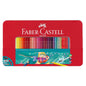 Matite Colorate Faber Castell Scatola in Metallo da 48