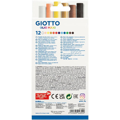 Pastelli Giotto Olio Maxi da 12