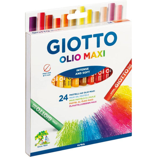 Pastelli Giotto Olio Maxi da 24