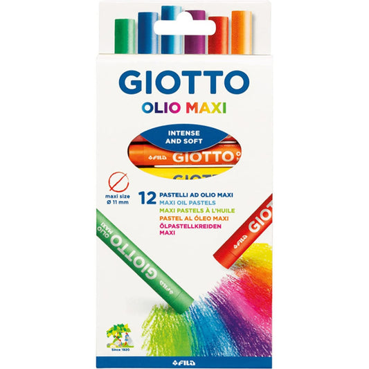 Pastelli Giotto Olio Maxi da 12