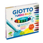 Pennarelli Giotto Turbo Maxi da 12 - Punta Grossa